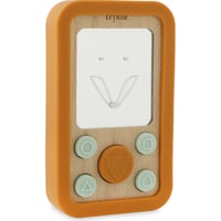 Jouet d'activités téléphone en silicone et bois Mr. Fox