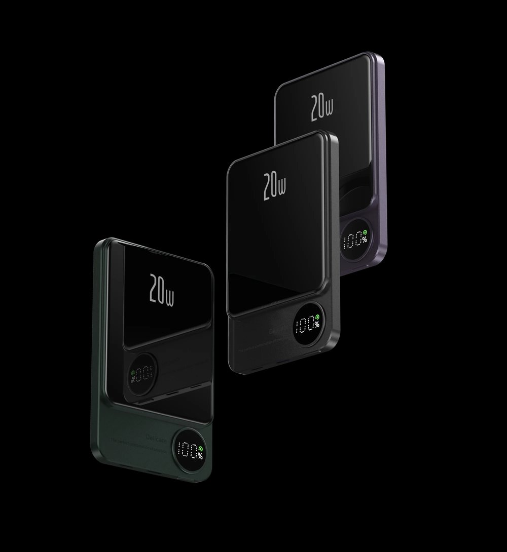 MSL Magnetic Wireless Power Bank - 10000mAh with LED Display