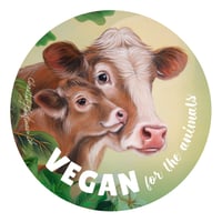 Image 2 of Mother and child | Animal Rights | Button