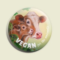 Image 1 of Mother and child | Animal Rights | Button