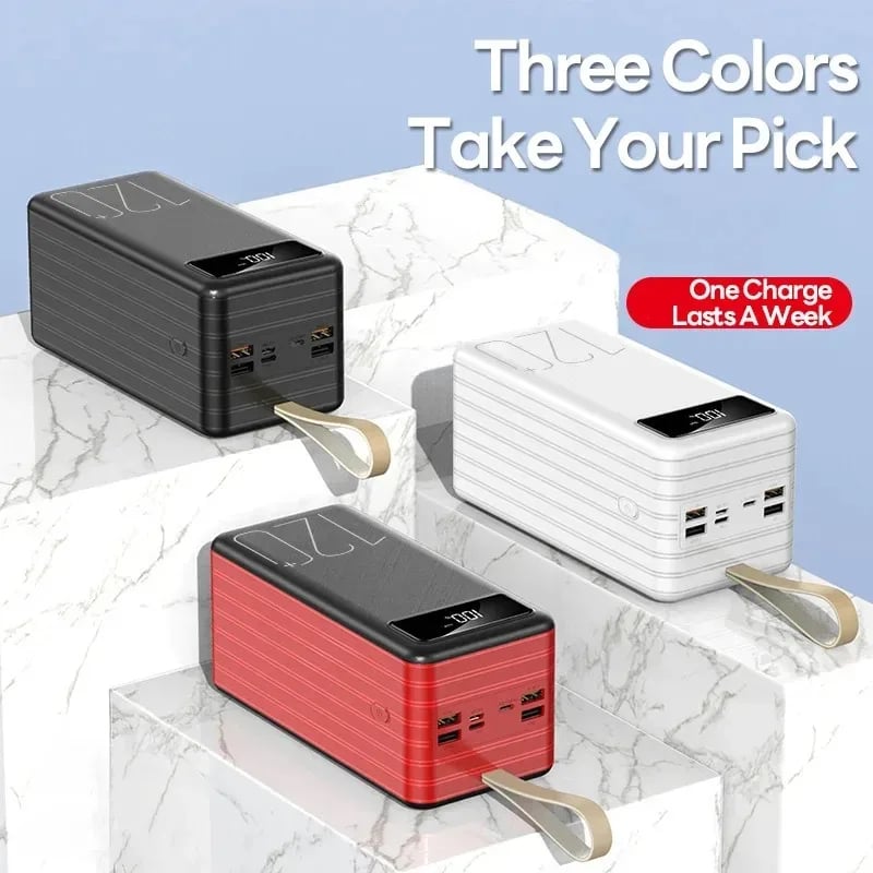 MSL 120W Power Bank - 120000mAh High Capacity with LED Display
