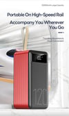 MSL 120W Power Bank - 120000mAh High Capacity with LED Display
