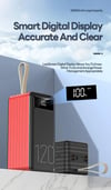 MSL 120W Power Bank - 120000mAh High Capacity with LED Display