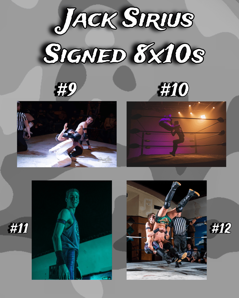 Jack Sirius Signed 8x10s Image 3
