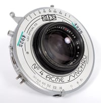 Image 1 of Goerz Red dot Apo Artar 14" [355mm] F9 Lens ILEX #4 shutter #4925