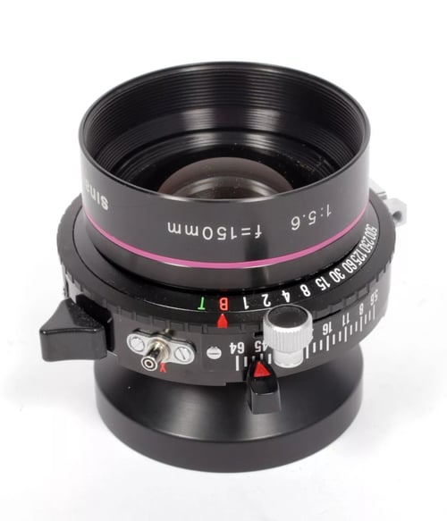 Image of Rodenstock Apo Sironar S 150mm F5.6 Lens in Copal #0 Shutter (Sinaron Digital) (#4947)