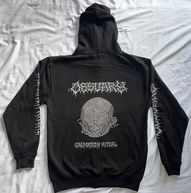 CREMATION RITUAL ZIPPER HOODIE