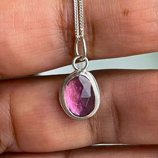 Image of Pink Tourmaline pendant