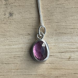 Image of Pink Tourmaline pendant