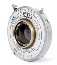 Image 3 of Goerz Dagor Golden 8 1/4" [215mm] F6.8 Lens Ilex #3 Shutter #4968