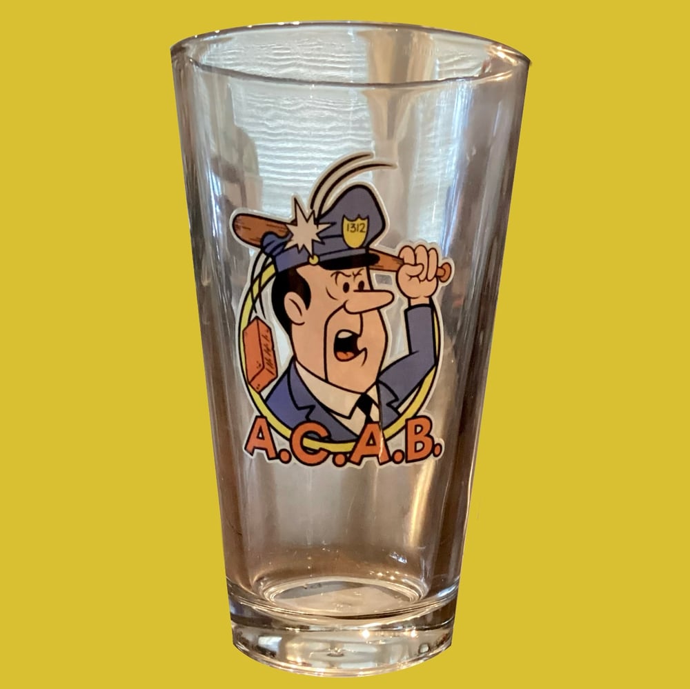 ACAB pint glass