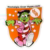 Nostalgic Friendly Frank Sticker