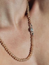 Image 1 of LONGLINE SKIN RONDELLE NECKLACE