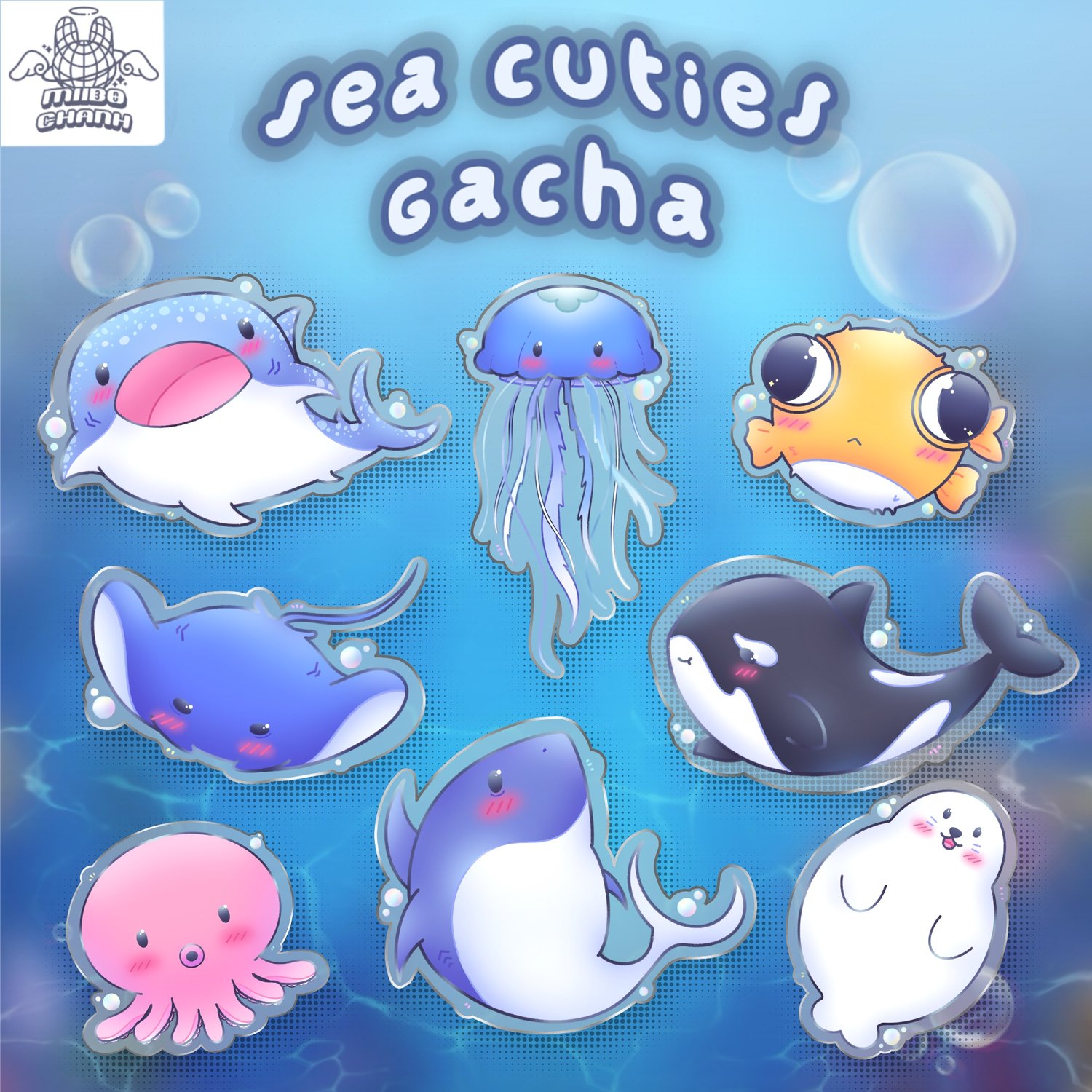 Image of Sea Cuties Gacha | Phone Charms 