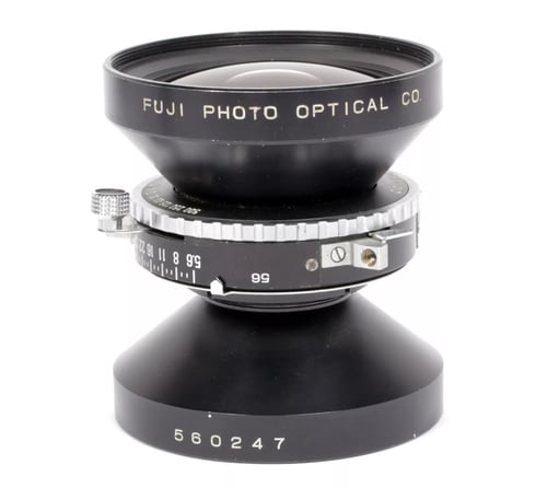 Image of Fuji Fujinon SWD 75mm F5.6 wide angle Lens in Copal #0 Shutter #5172