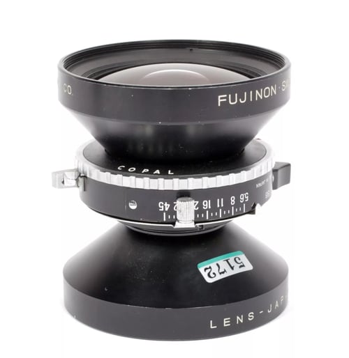 Image of Fuji Fujinon SWD 75mm F5.6 wide angle Lens in Copal #0 Shutter #5172