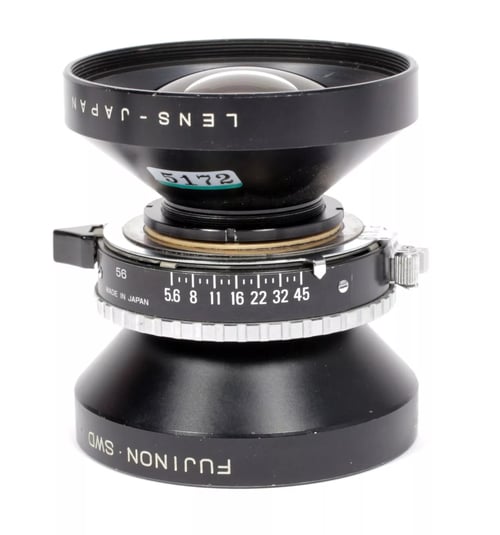 Image of Fuji Fujinon SWD 75mm F5.6 wide angle Lens in Copal #0 Shutter #5172