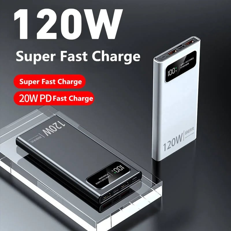 MSL 120W Power Bank - 20000mAh with Digital Display