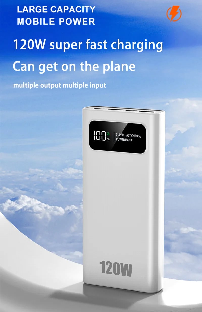 MSL 120W Power Bank - 20000mAh with Digital Display