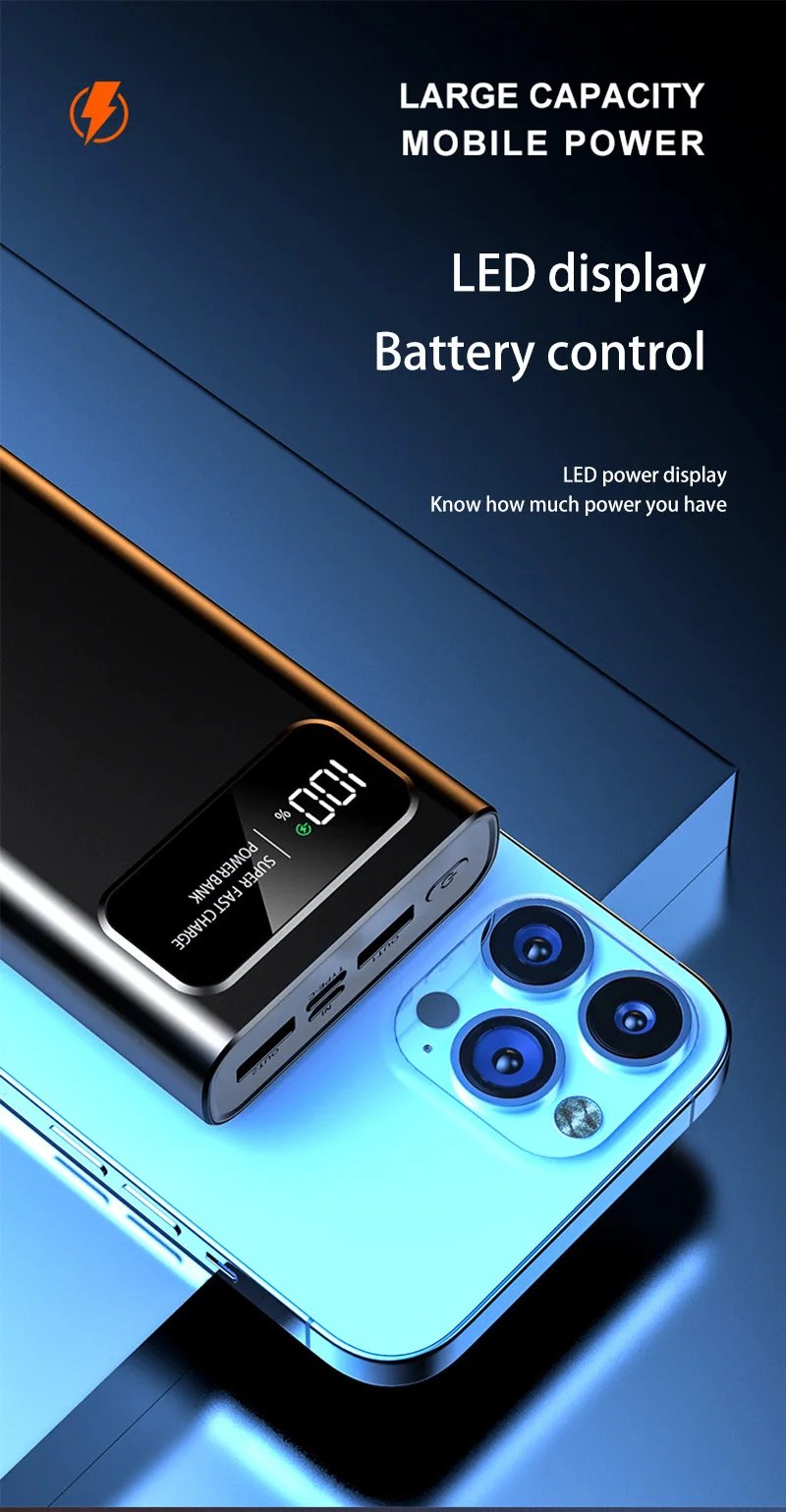 MSL 120W Power Bank - 20000mAh with Digital Display