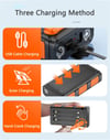 MSL Hand Crank Solar Power Bank - 30000mAh with Camping Light