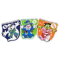 Image 1 of 3 Pack Stickers of Friendly Monsters