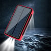 MSL Solar Power Bank - 50000mAh with 4 USB Ports and Camping Light