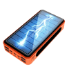 MSL Solar Power Bank - 50000mAh with 4 USB Ports and Camping Light