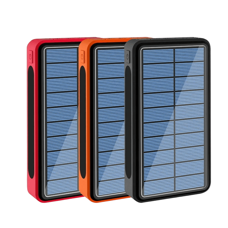 MSL Solar Power Bank - 50000mAh with 4 USB Ports and Camping Light