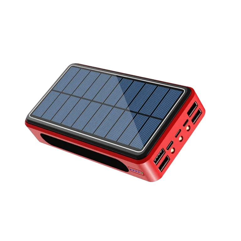 MSL Solar Power Bank - 50000mAh with 4 USB Ports and Camping Light