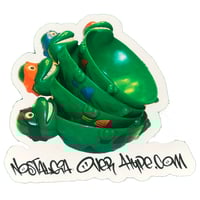 TMNT 90's Cereal Bowls Sticker