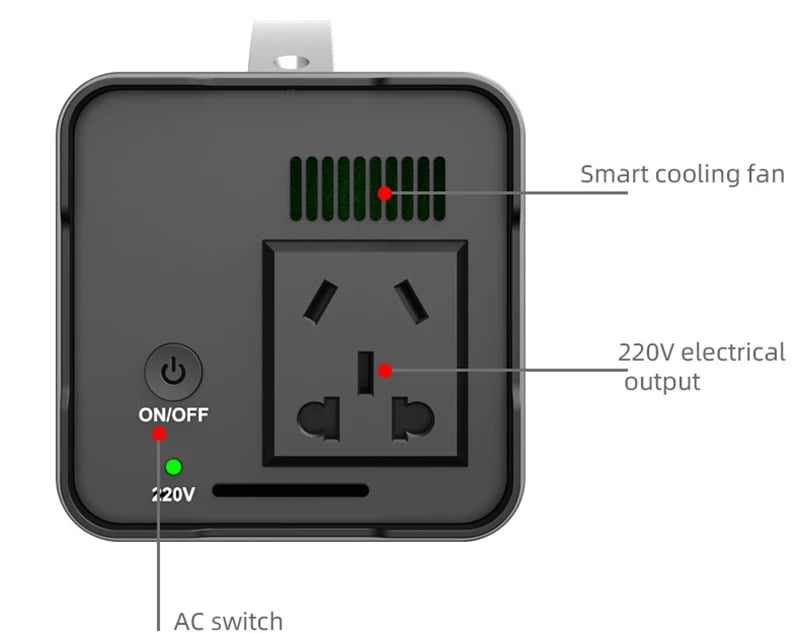 MSL 200W Portable Solar Generator Power Station - 32000mAh