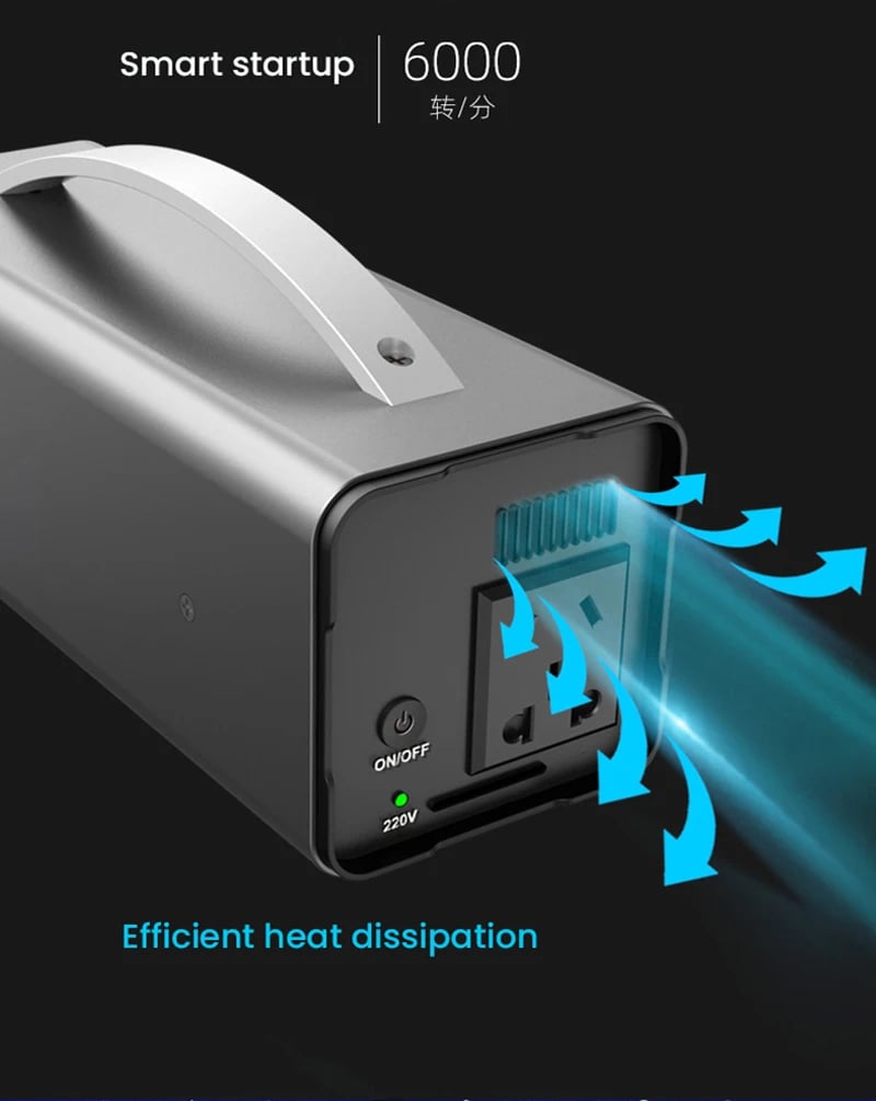 MSL 200W Portable Solar Generator Power Station - 32000mAh