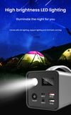 MSL 200W Portable Solar Generator Power Station - 32000mAh