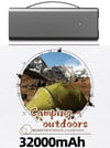 MSL 200W Portable Solar Generator Power Station - 32000mAh