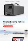 MSL 200W Portable Solar Generator Power Station - 32000mAh