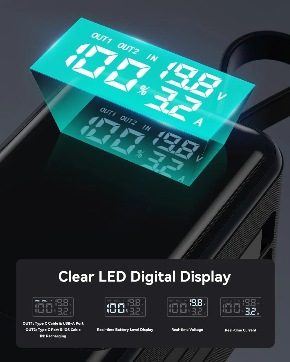 MSL 65W Power Bank - 18400mAh with Smart Digital Display