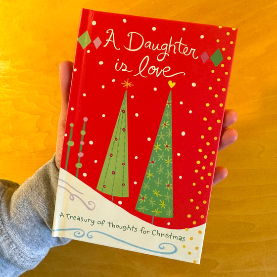 Image of Christmas Book “A Daughter Is Love”