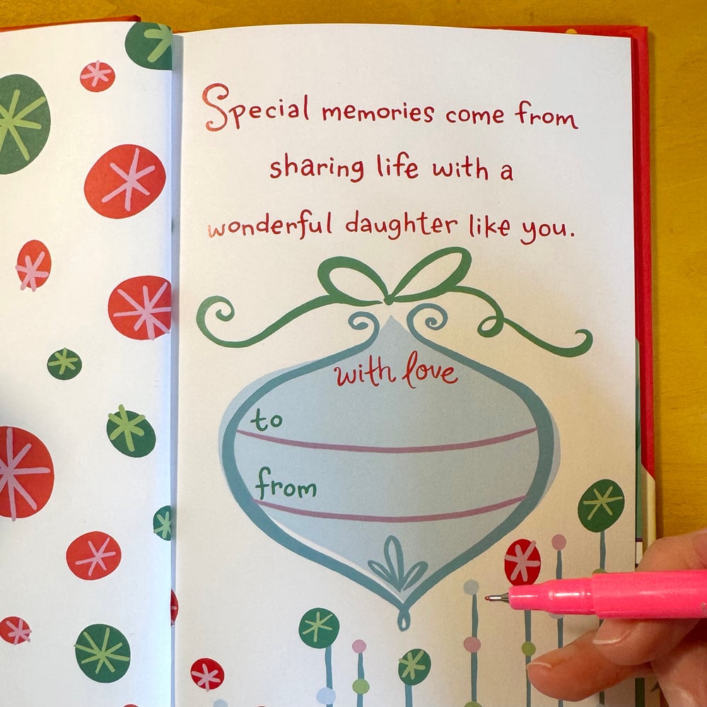 Image of Christmas Book “A Daughter Is Love”