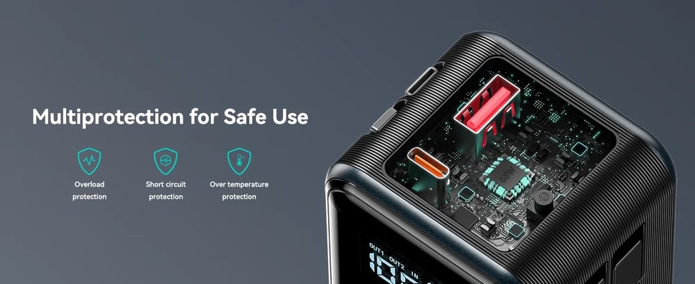 MSL 65W Power Bank - 18400mAh with Smart Digital Display