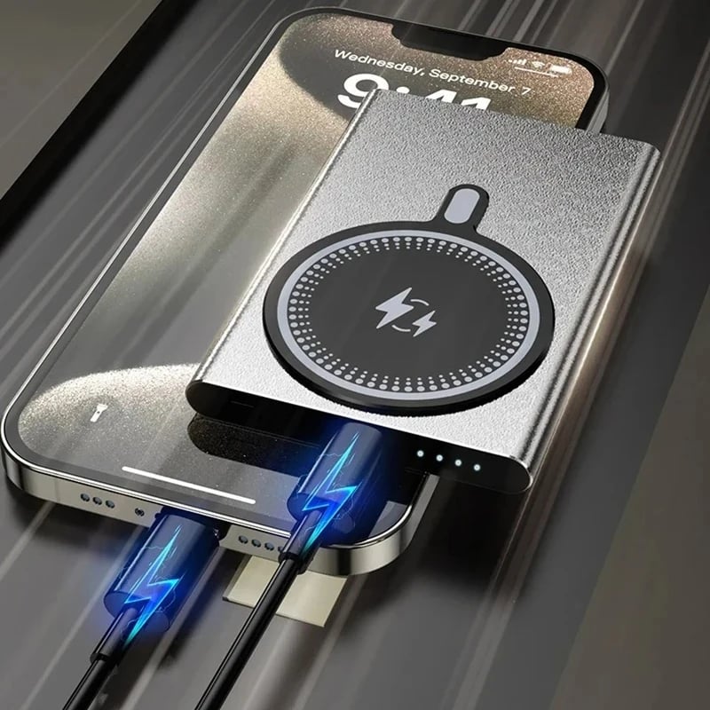 MSL 50000mAh Ultra-Thin Wireless Power Bank with Fast Charging