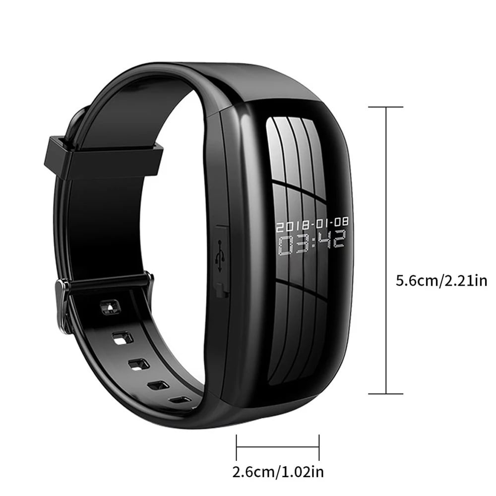 MSL Video Mini Camera Watch - 1080P HD Audio Recorder with USB and Noise Reduction