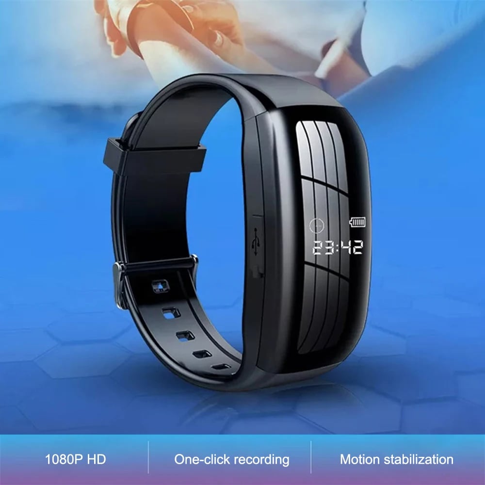 MSL Video Mini Camera Watch - 1080P HD Audio Recorder with USB and Noise Reduction