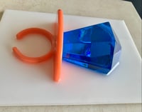 Image 3 of Giant Blue and Orange Ring Pop Art