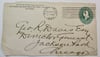 Intriguing World's Columbian Envelope Addressed to None other than George Davis!