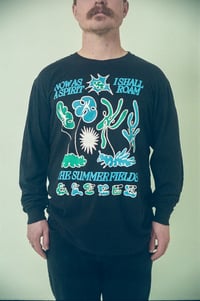 Image 1 of HOKUSAI DEATH POEM SHIRT L/S BLACK