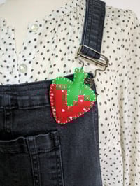 Image 1 of Strawberry Brooch