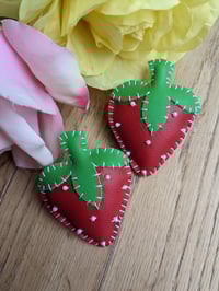 Image 3 of Strawberry Brooch