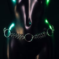 Image 4 of Stainless Steel Chainmail Hoop Belt