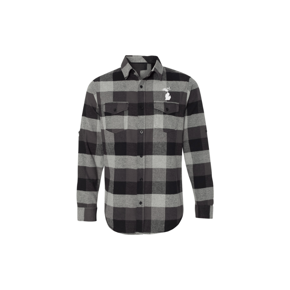 Image of Men's Gray/Black Plaid